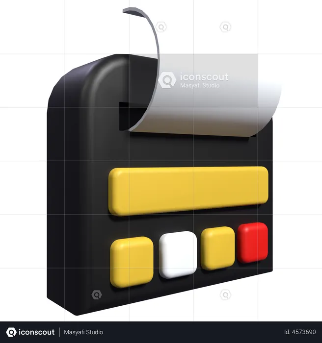 Payment Machine  3D Illustration