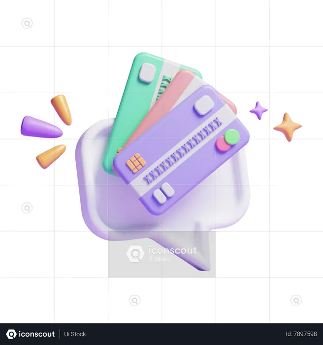 Payment Message  3D Icon