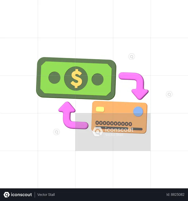 Payment method  3D Icon