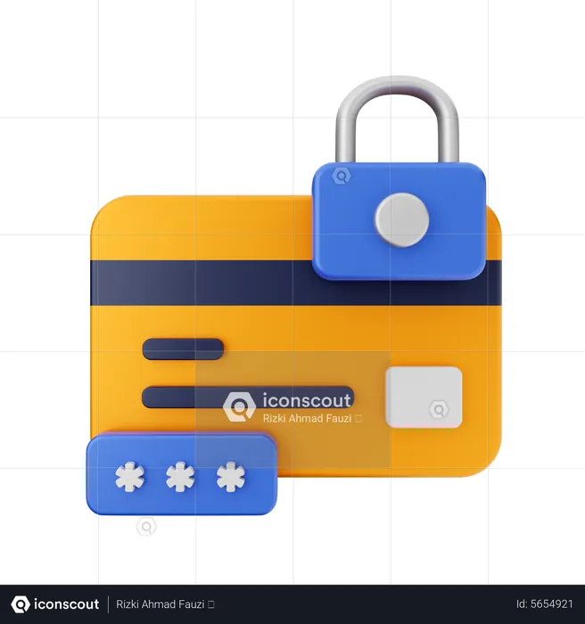 Payment Password  3D Icon