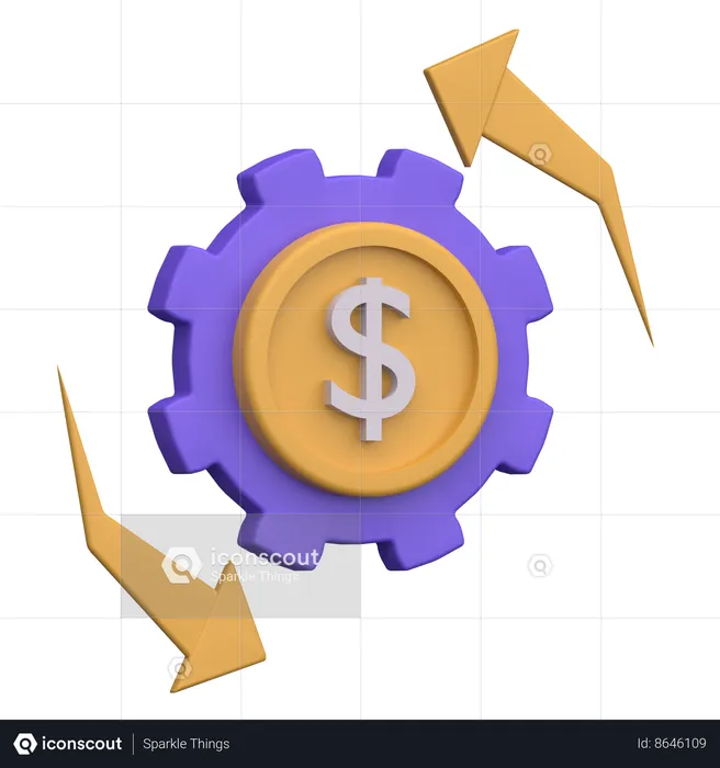 Payment Process  3D Icon