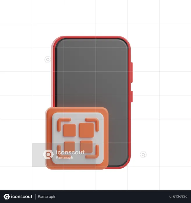 Payment Qr Code  3D Icon