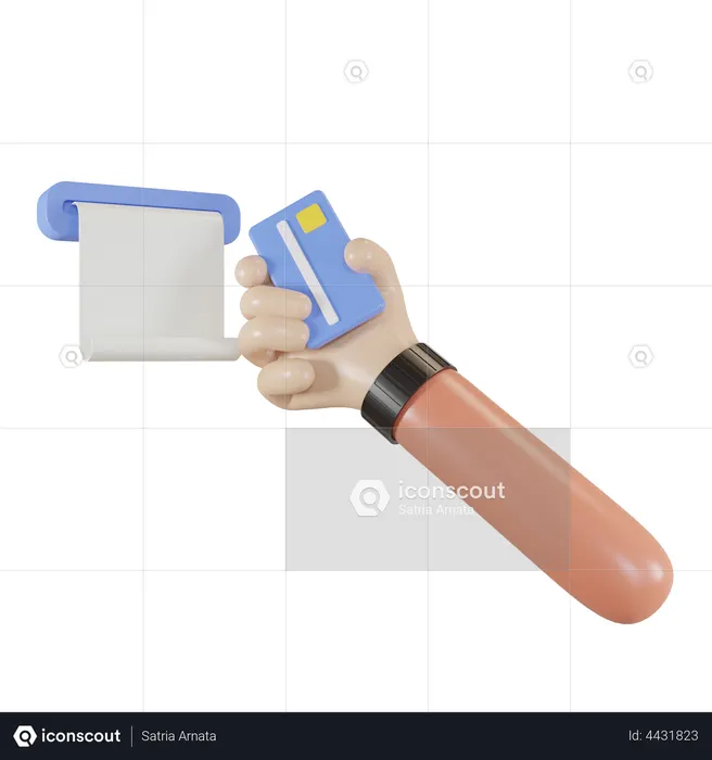 Payment Receipt  3D Icon