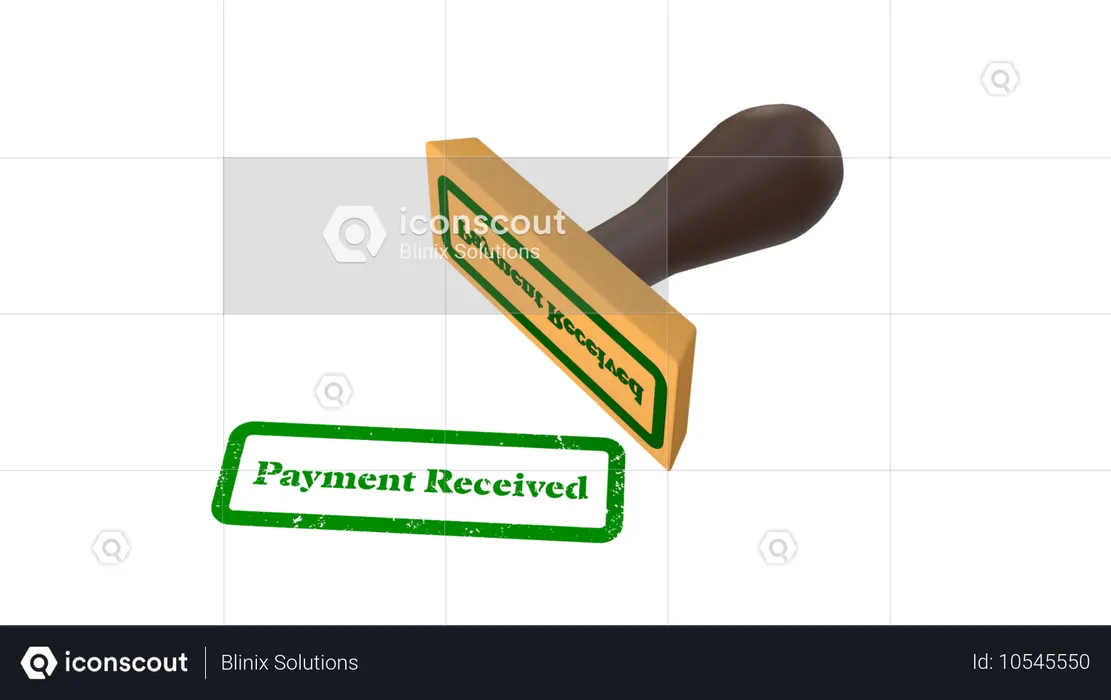 Payment Received  3D Icon