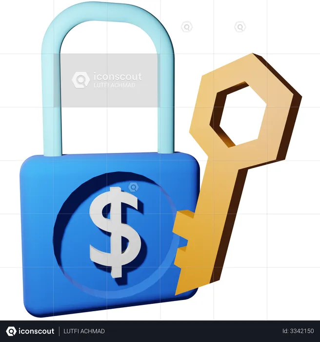 Payment Security  3D Illustration