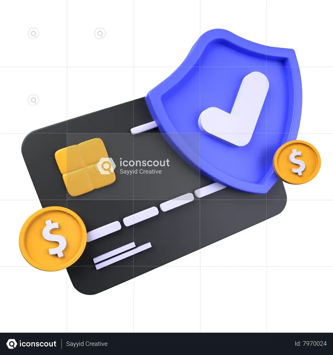 Payment Security  3D Icon