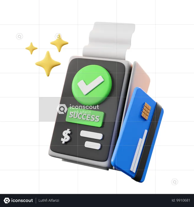 Payment Successfully  3D Icon