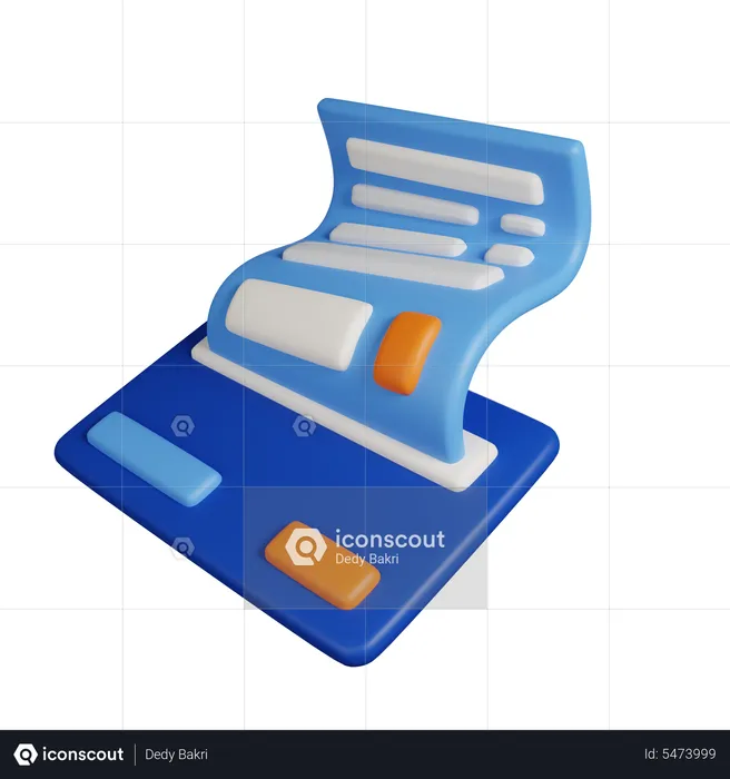 Payment Transaction 3D Icon  3D Icon