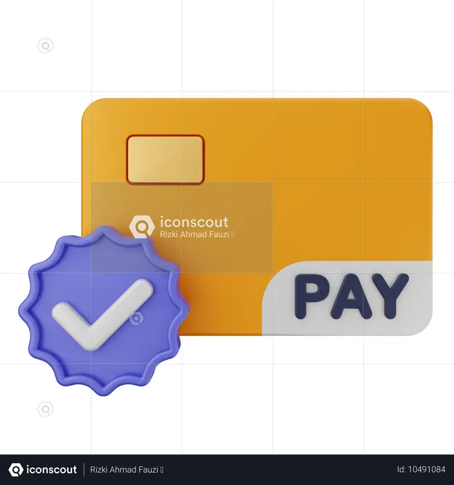 Payment Verification  3D Icon