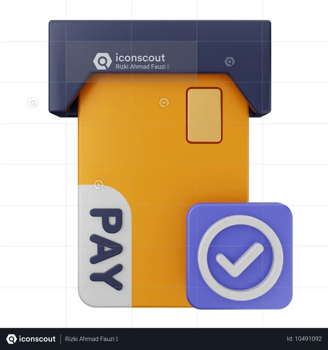 Payment Verification  3D Icon