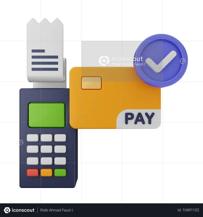 Payment Verification  3D Icon