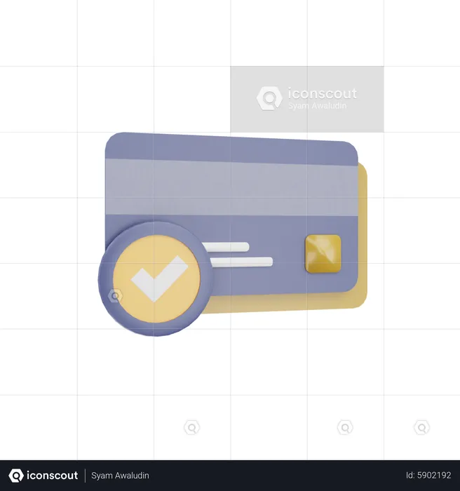 Payment Verified  3D Icon