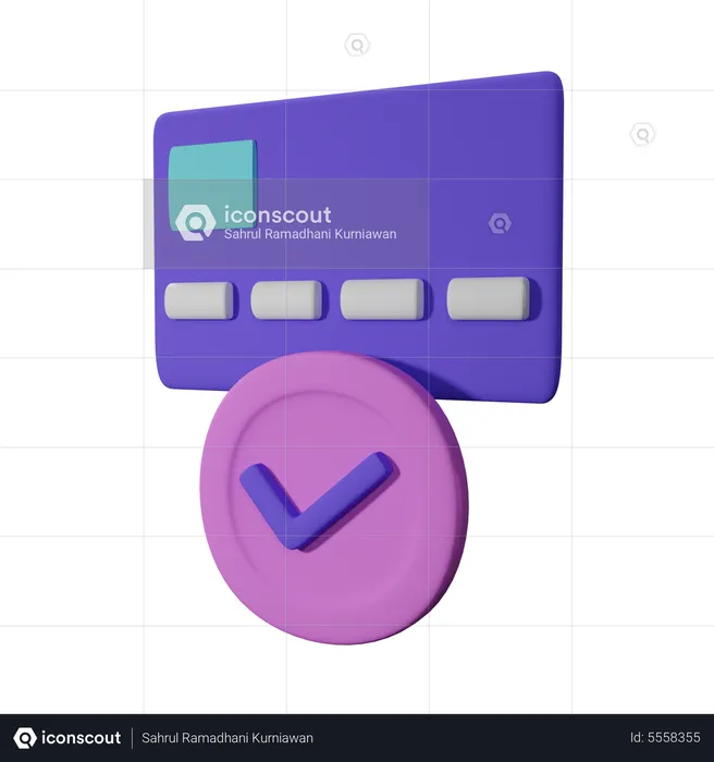 Payment Veryfied  3D Icon