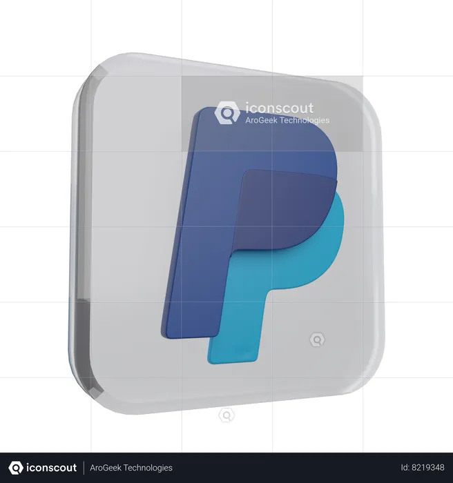 Paypal Logo 3D Icon