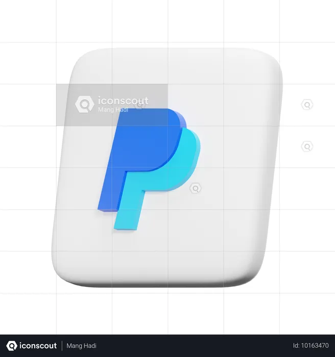 PayPal Logo 3D Icon