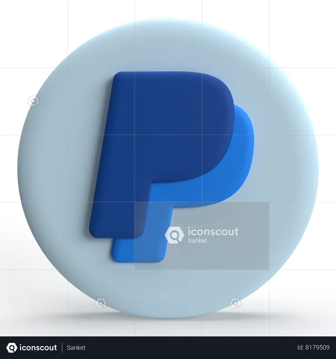 Paypal  3D Icon