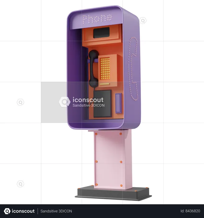 Payphone  3D Icon