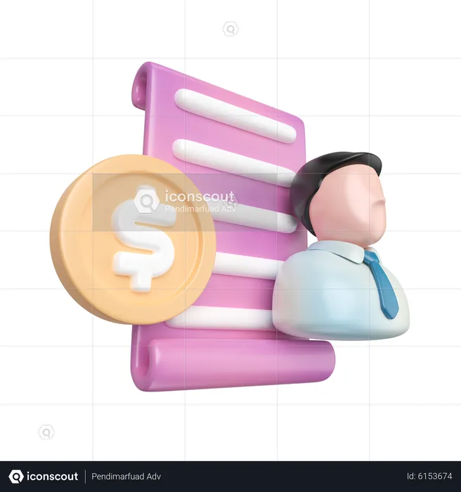 Payroll  3D Icon