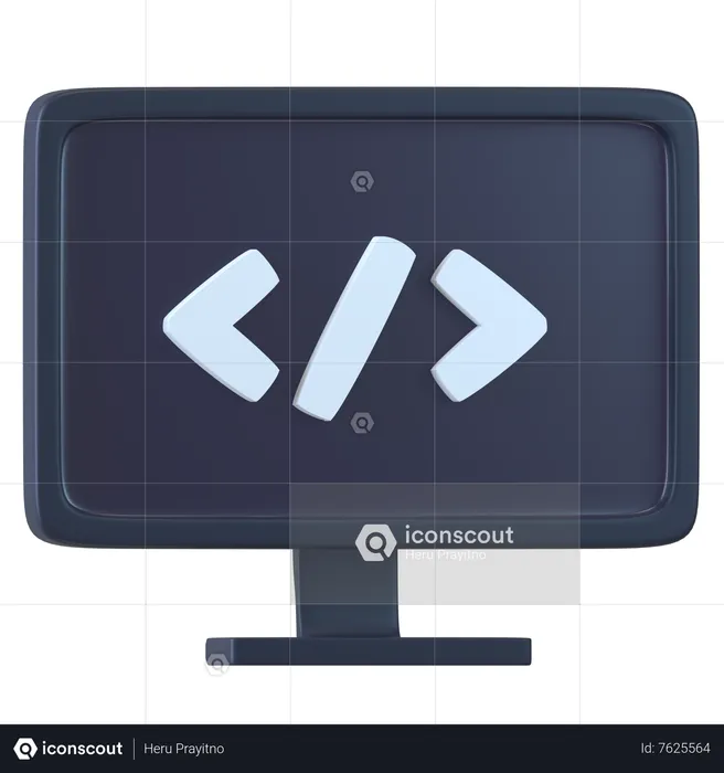 PC Coding  3D Icon