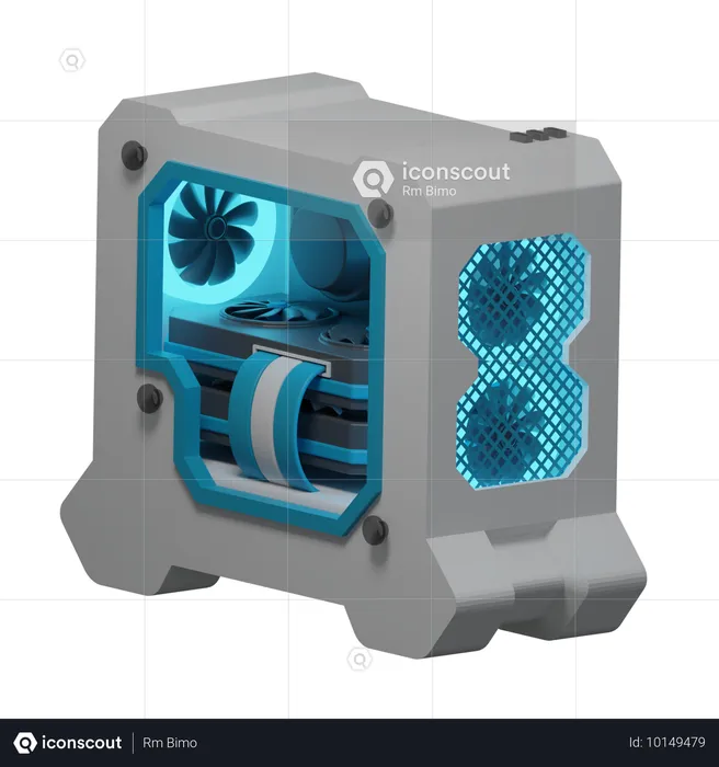 PC de jeu  3D Icon