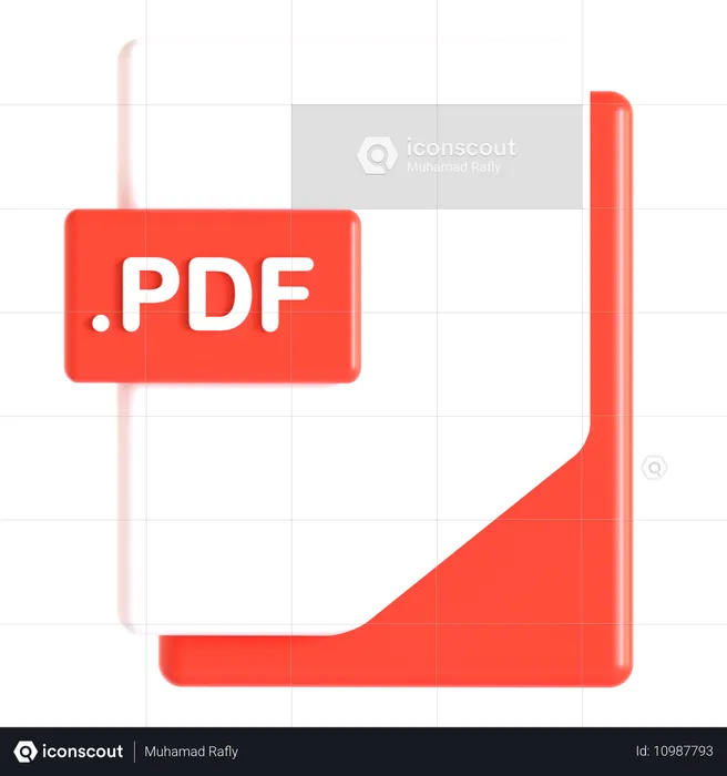 PDF-Erweiterung  3D Icon