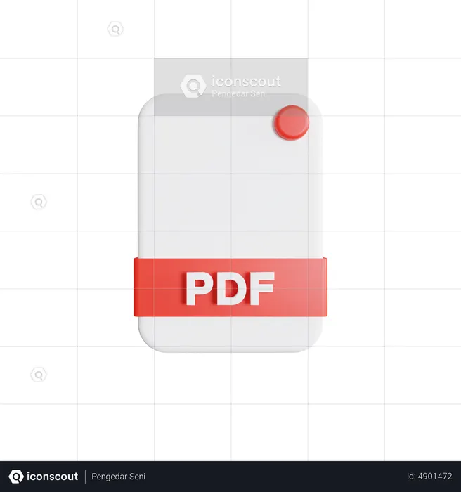 Pdf File  3D Icon