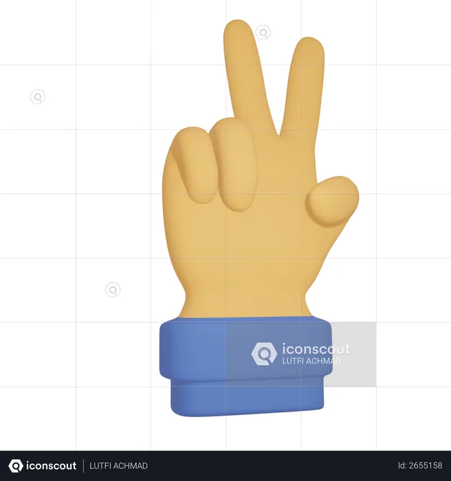 Peace Emoji 3D Emoji