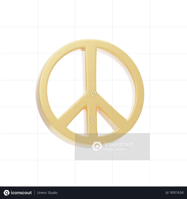 Peace  3D Icon