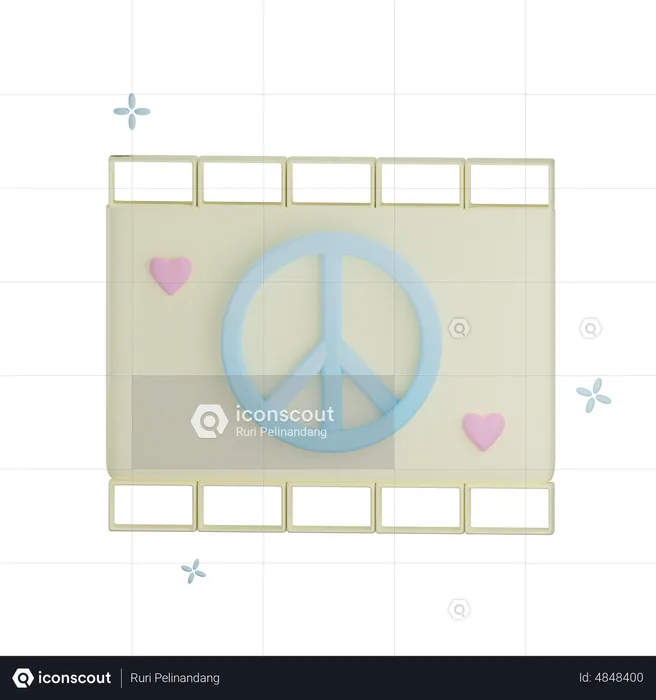 Peace Movie  3D Icon
