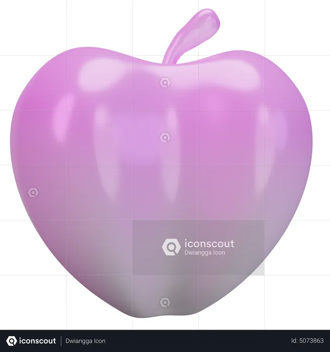 Peach  3D Icon