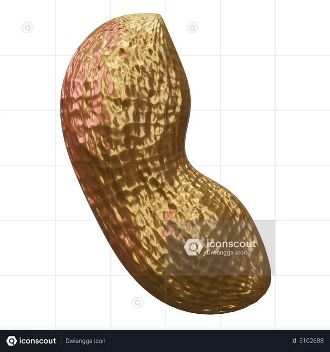 Peanut  3D Icon