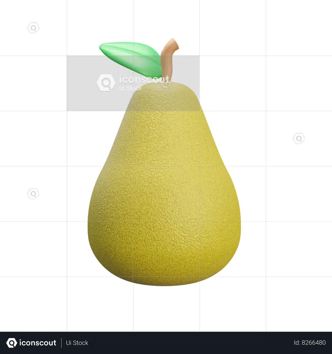 Pear  3D Icon