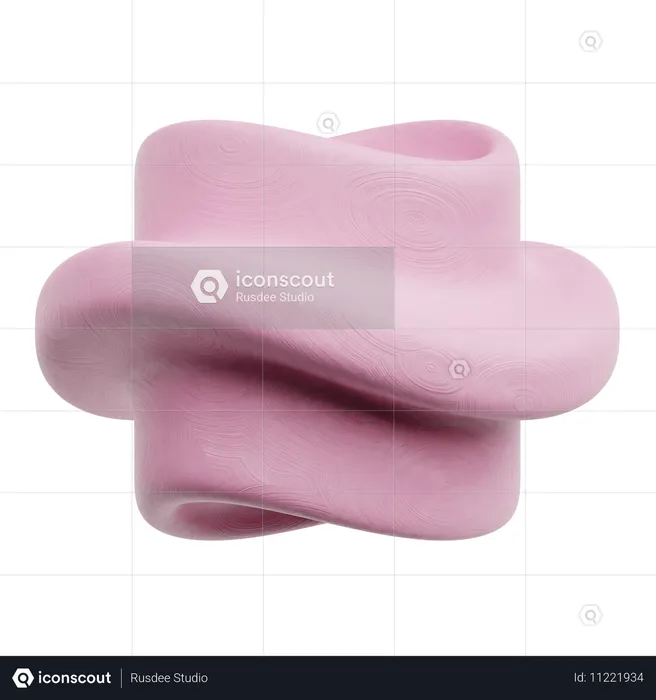 Formes abstraites de la peau  3D Icon