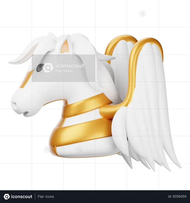 Pegasus  3D Icon
