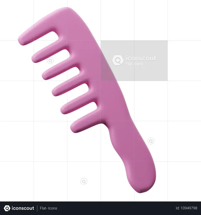 Peigne  3D Icon