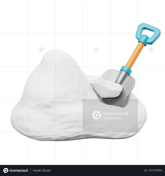 Pelle à neige  3D Icon