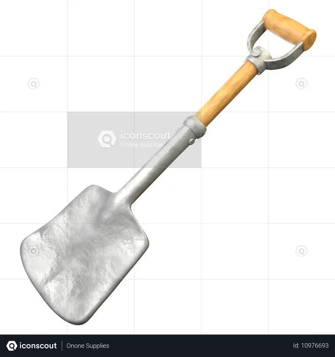 Pelle carrée  3D Icon