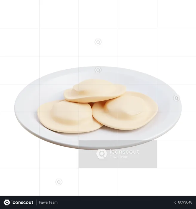 Pelmeni  3D Icon