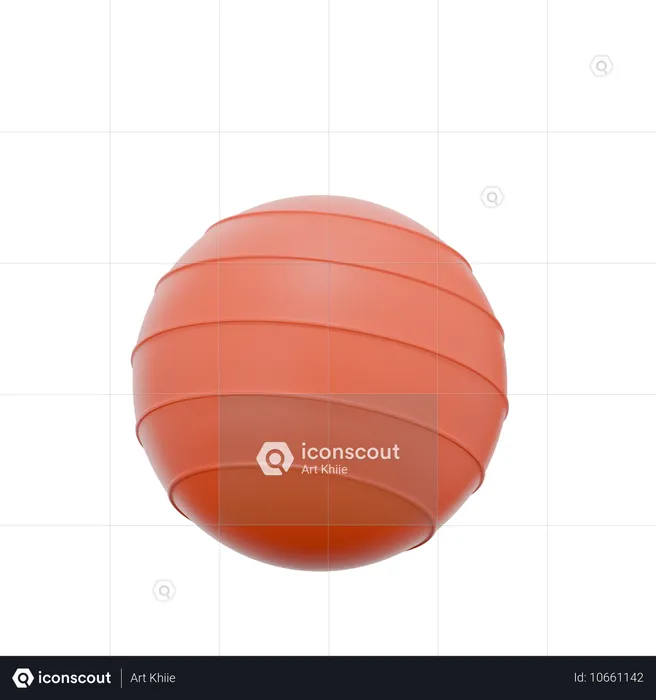 Pelota  3D Icon