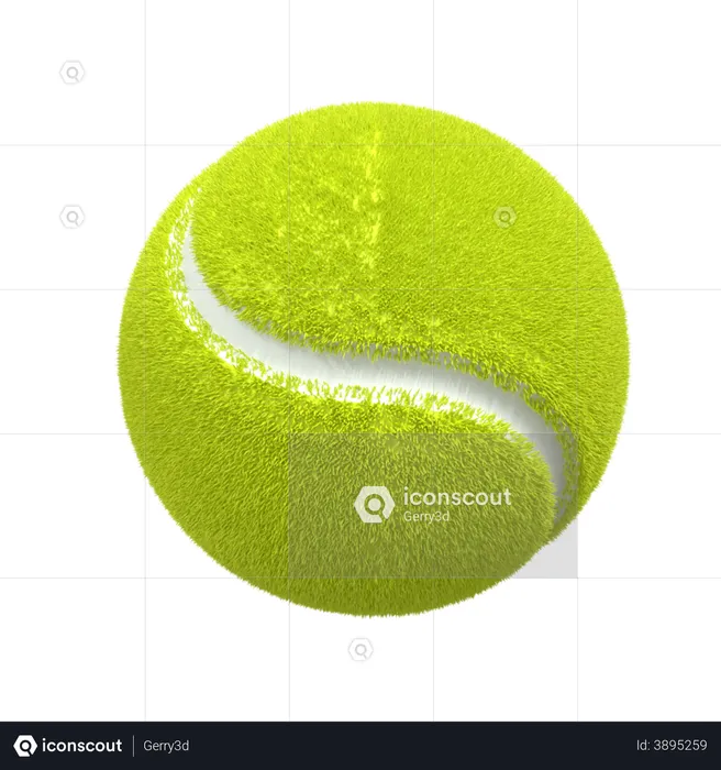 Pelota de tenis  3D Icon