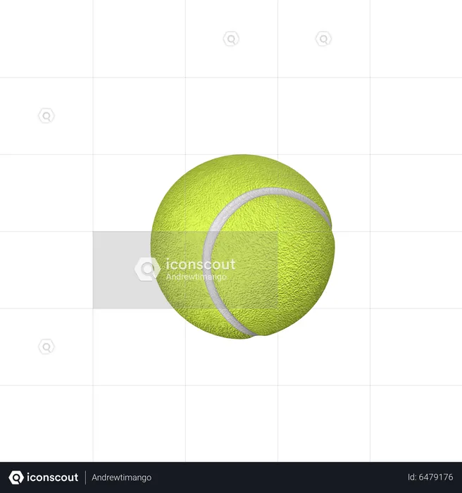 Pelota de tenis  3D Icon