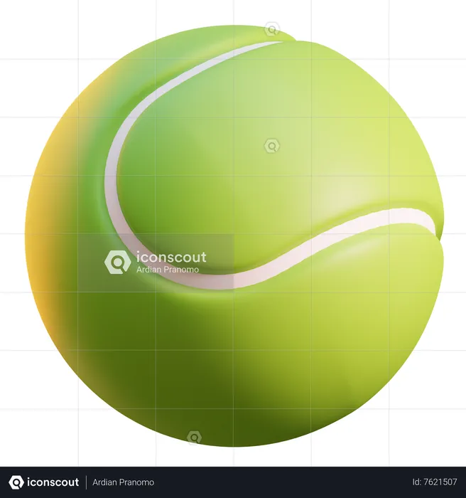 Pelota de tenis  3D Icon