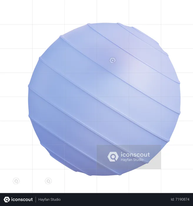 Pelota de yoga  3D Icon