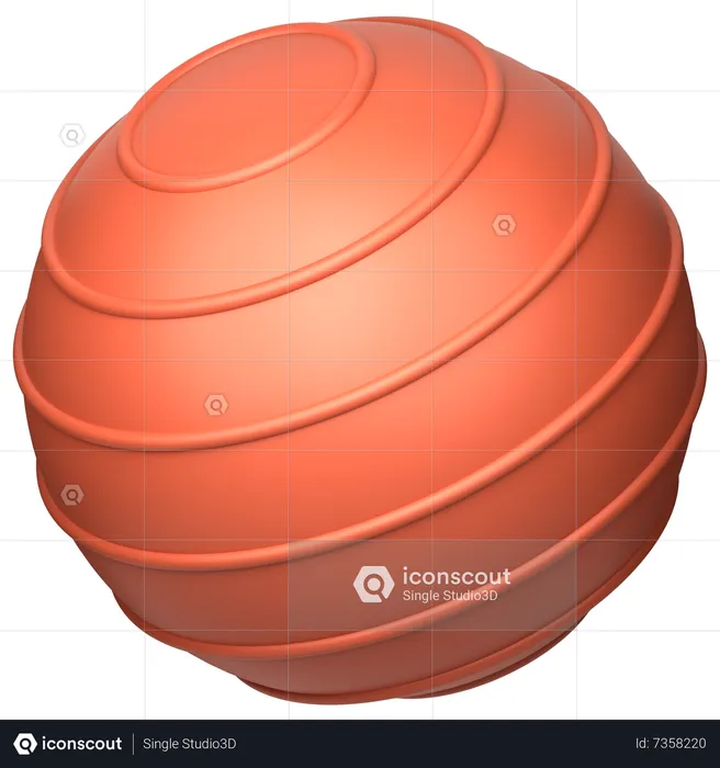 Pelota de pilates  3D Icon