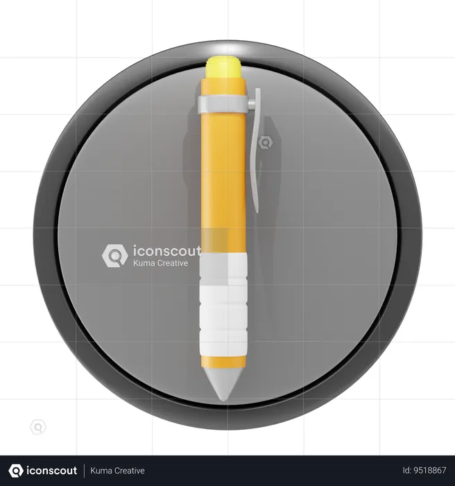 Pen  3D Icon