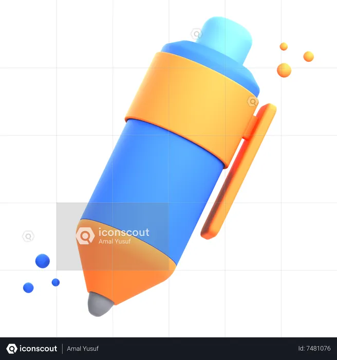 Pen  3D Icon