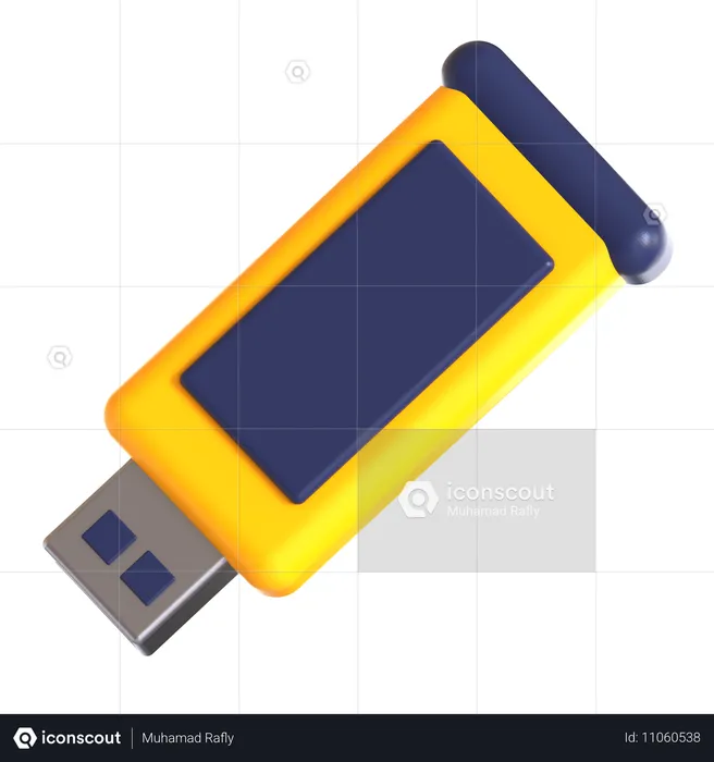 Unidade flash USB  3D Icon