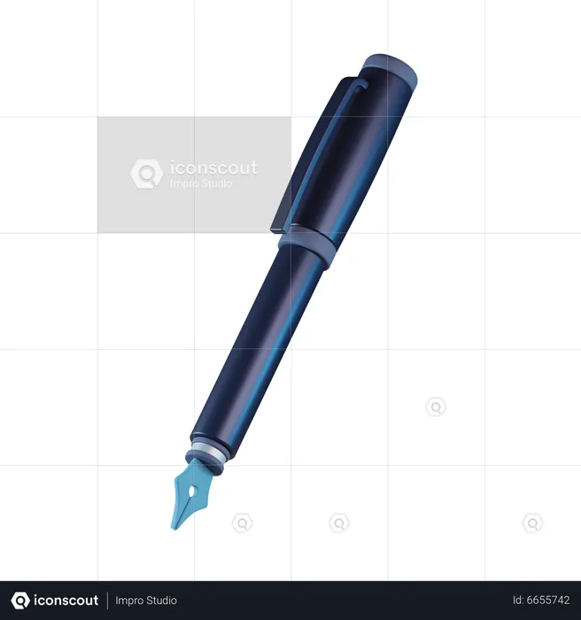 Pen Fancy  3D Icon