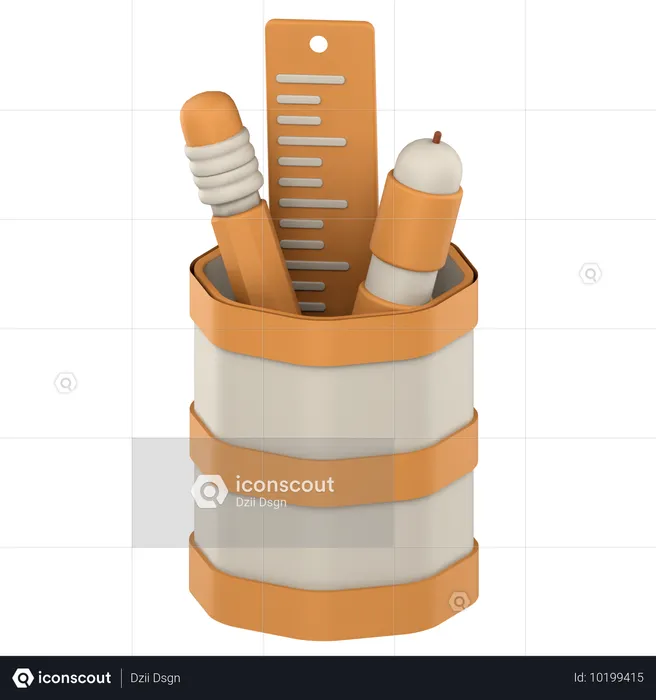 Pen holder  3D Icon