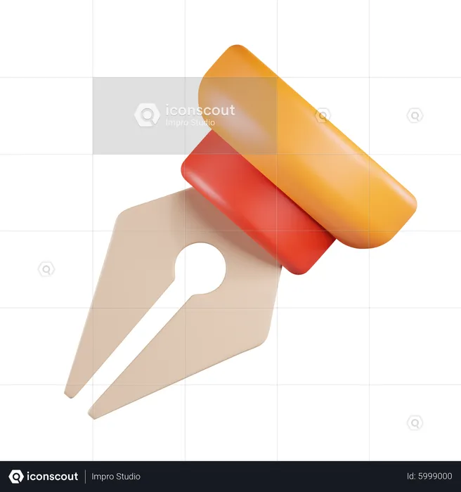 Pen nib  3D Icon